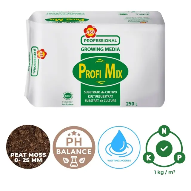 ASB Professional Substrate Mix 0-25 NPK Standard packshot