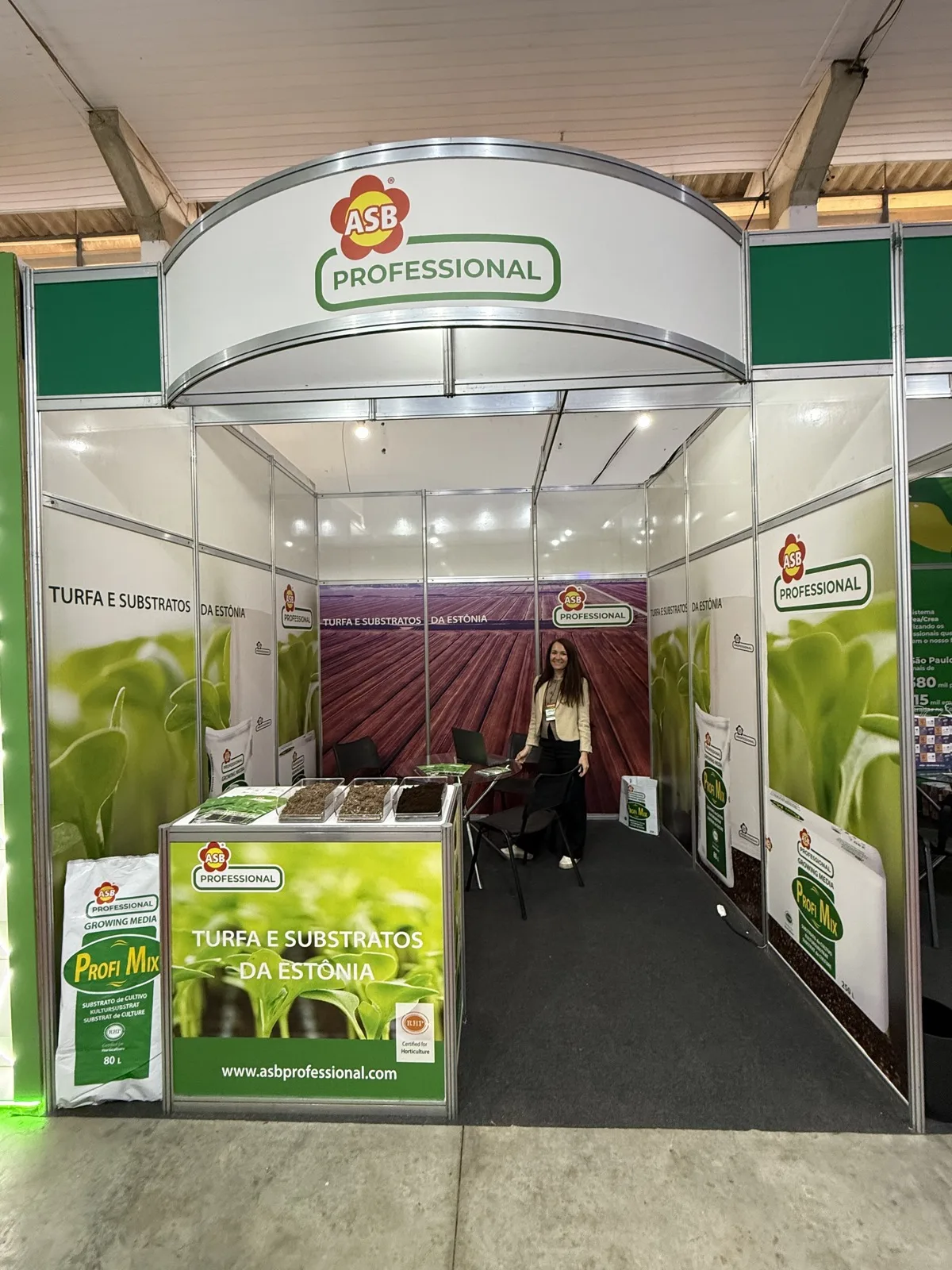 ASB Professional stand at Hortitec 2026 in Holambra Brazil