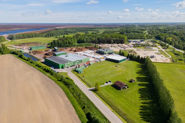 Aerial view of the ASB Professional production site in Estonia