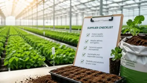 How to Choose a Commercial Greenhouse Substrate Supplier (2026 Buyer Checklist)